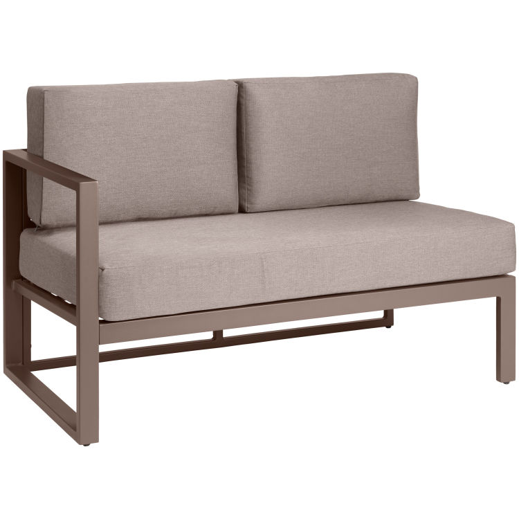 Vrtna sofa srednji element Sereno lijevo, Otporan na vremenske uvjete