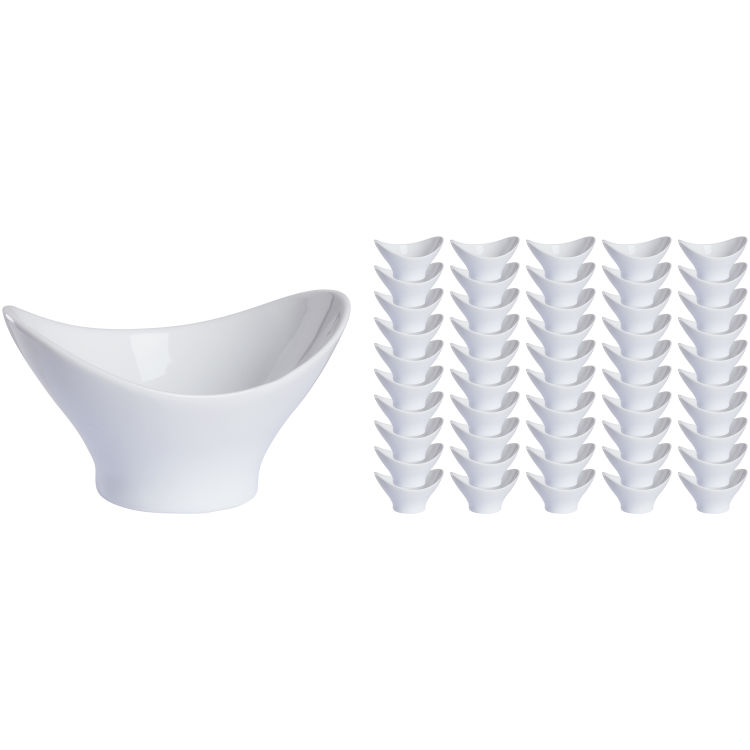 Mini coupelle Vis 50 pièces, porcelaine