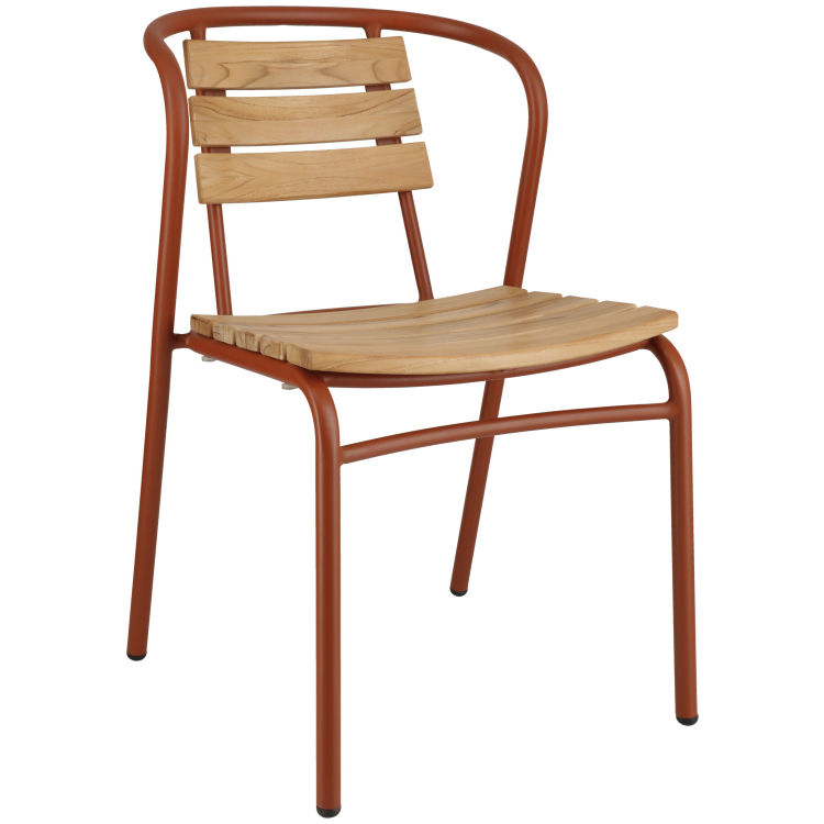 Outdoor-Teakstuhl Zolia, leicht und robust