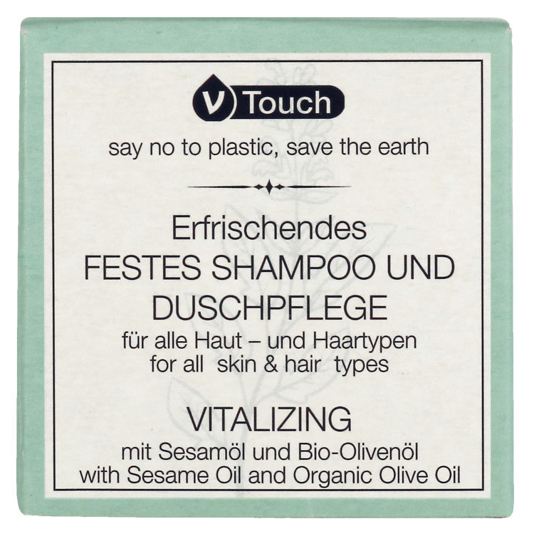 Solid shampoo and shower care V-Touch