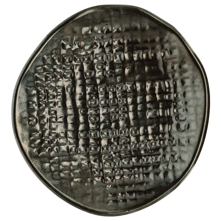 Assiette plate Novulus structurée