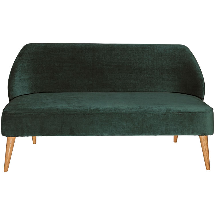 Sofa Lasse Samt, 3-Sitzer, Nosagfederung
