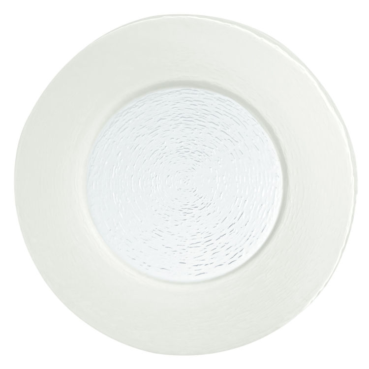 Glass plate Padua plain