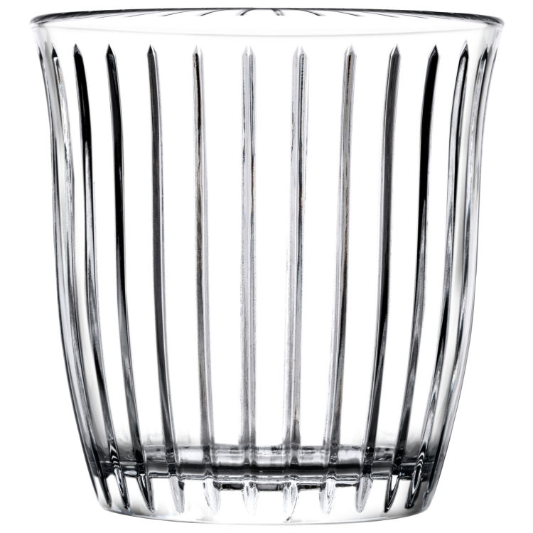 Whisky glass Joy with grooves