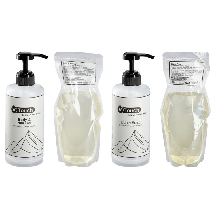 Coffret échantillons cosmétiques Mountain Spa 4 pièces, extraits de fleurs d'oranger