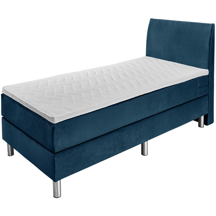 Kontinentalsäng Standard velourklädsel, slät gavel