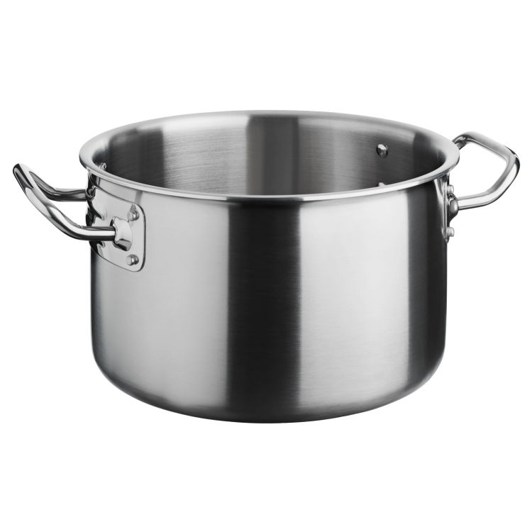 Pentola in acciaio due manici Livonia