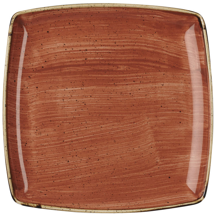 Platte tief Stonecast Orange quadratisch
