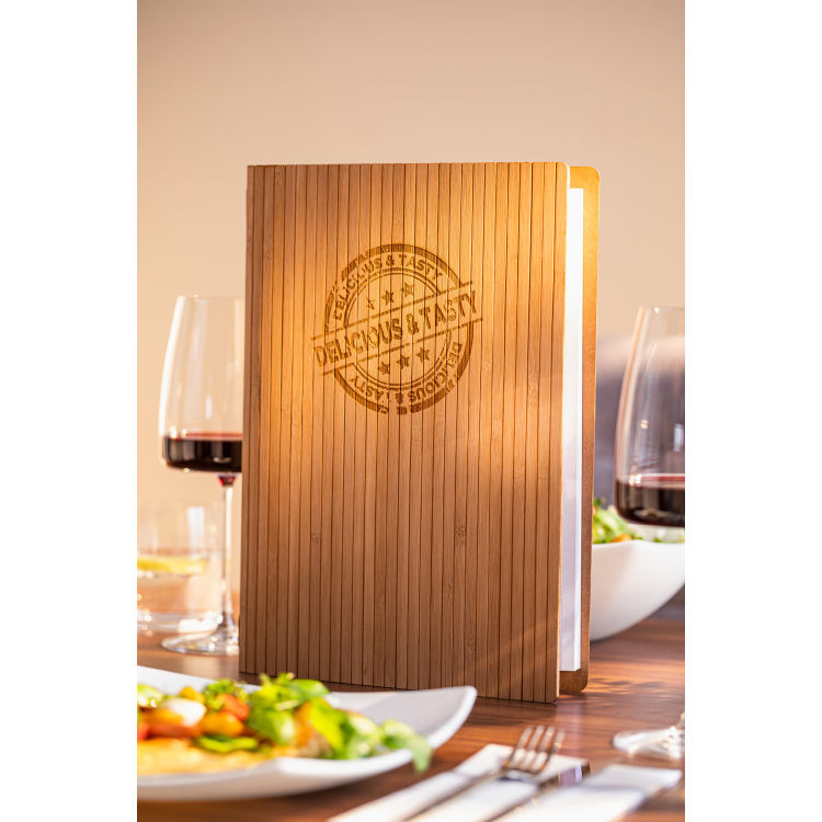 Menukaart en rekeningmap Pipestone