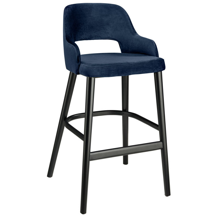 Barstol Tonda, sammet