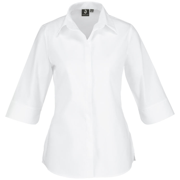 Damen Bluse Fiore Dreiviertelarm, Regular Fit