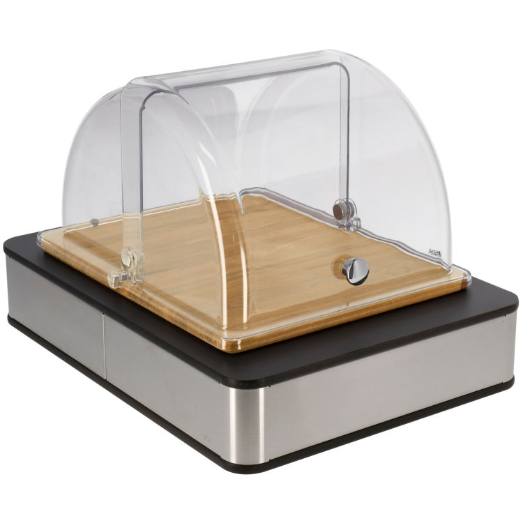 Vetrina salvafreschezza Fundale antracite legno 1/2