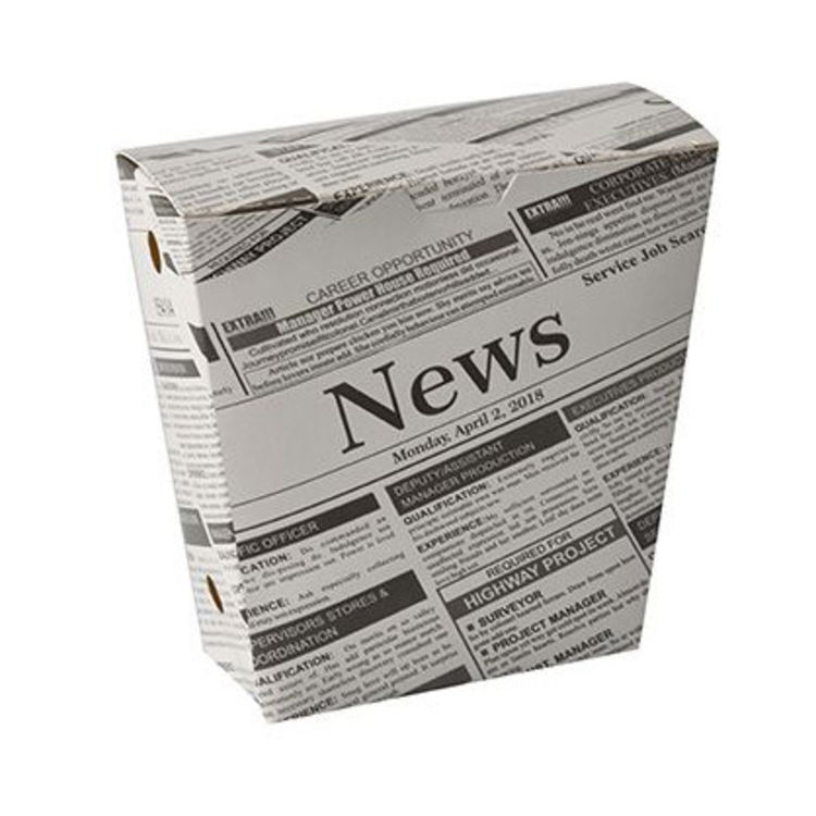 Pommes-Frites-Schütte Newsprint, 1200 ml