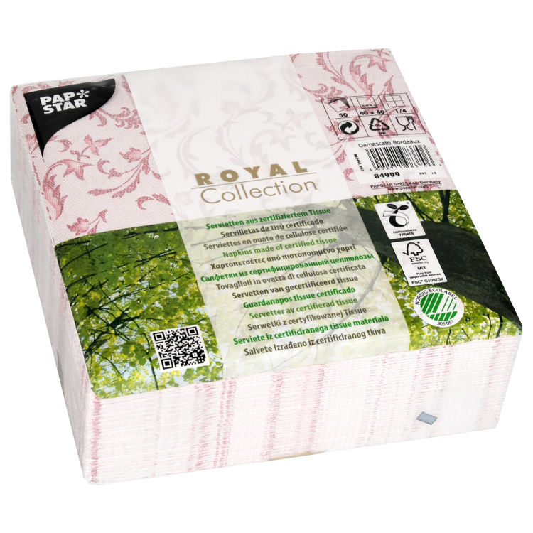 Servietten Damascato, 1/4-Falz