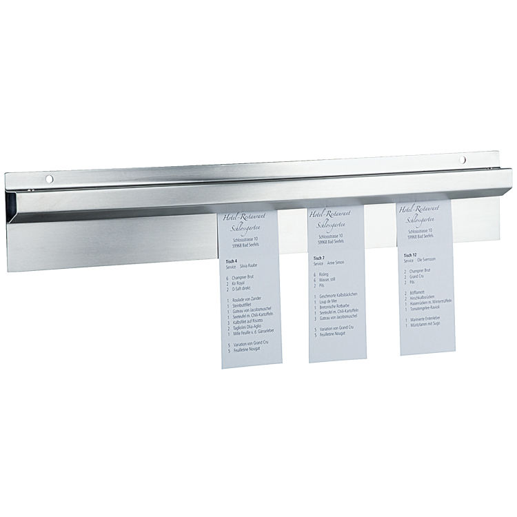 Porte-fiches Common, inox