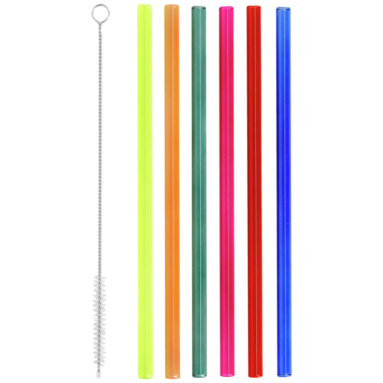 Paille en verre Emina 7 pièces
