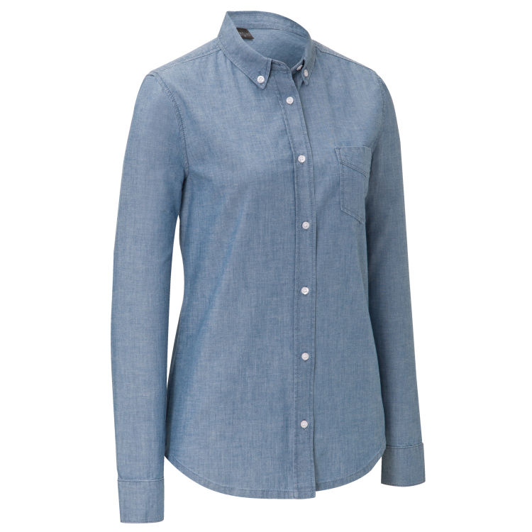 Chemisier femme Chambray manches longues