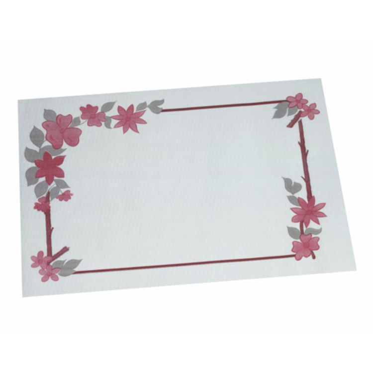 Tischsets Blumenranke, Papier