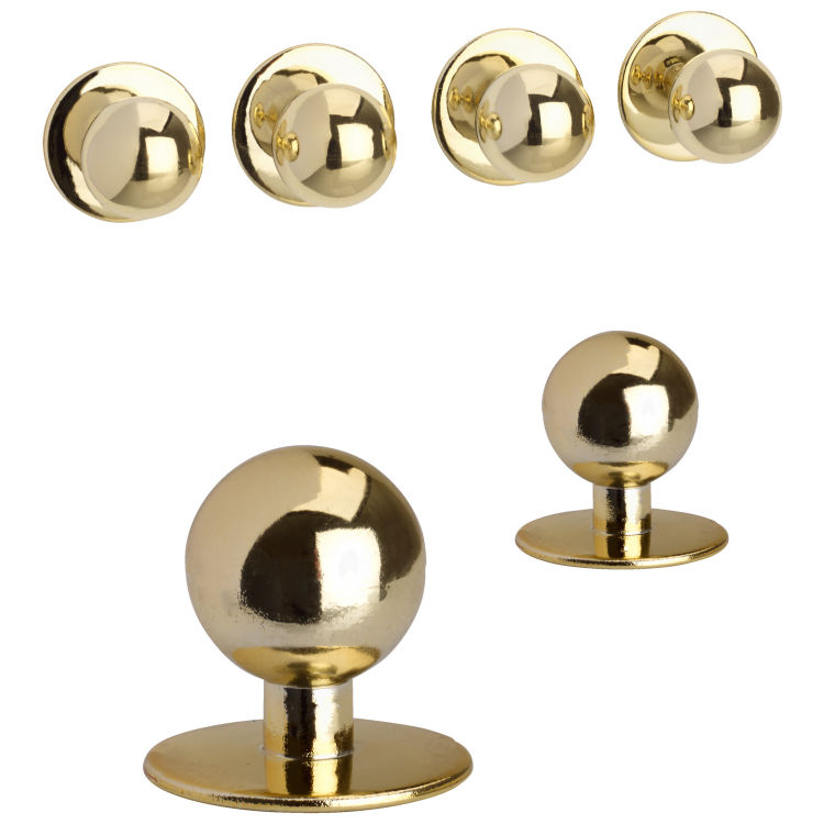 Boutons bille unis brillants