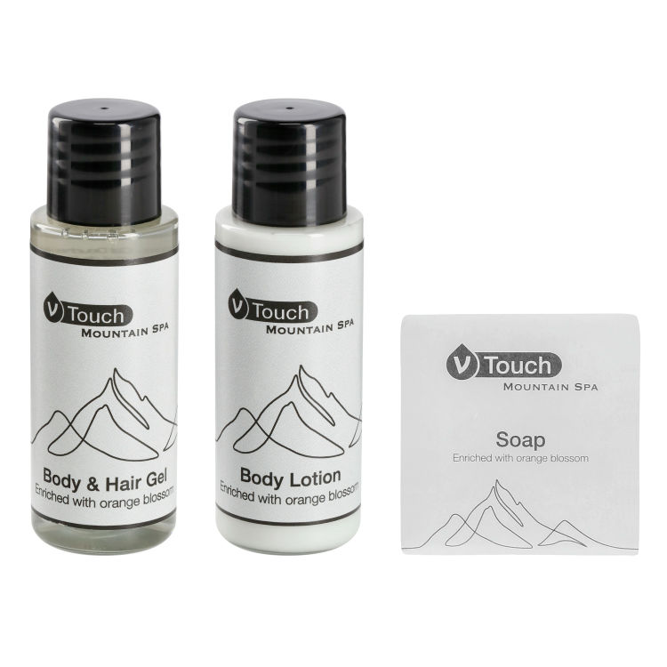 Coffret échantillons cosmétiques Mountain Spa 3 pièces, extraits de fleurs d'oranger