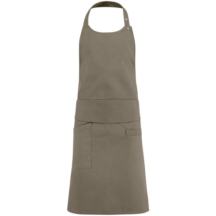 Tablier à bavette Belt 88x80 cm, fermeture par clip au dos