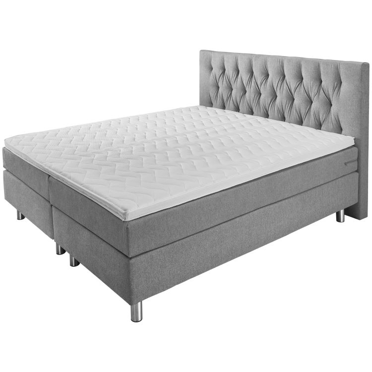 Boxspringbett Comfort Möbelstoff, Rückenteil Chesterfield