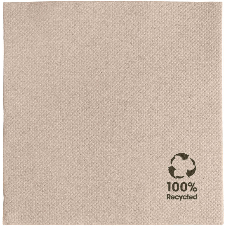 Serviette de table en ouate Ecolabel pliage 1/4
