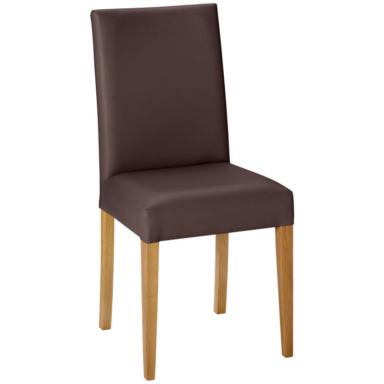Stuhl Elegance Kunstleder Eiche