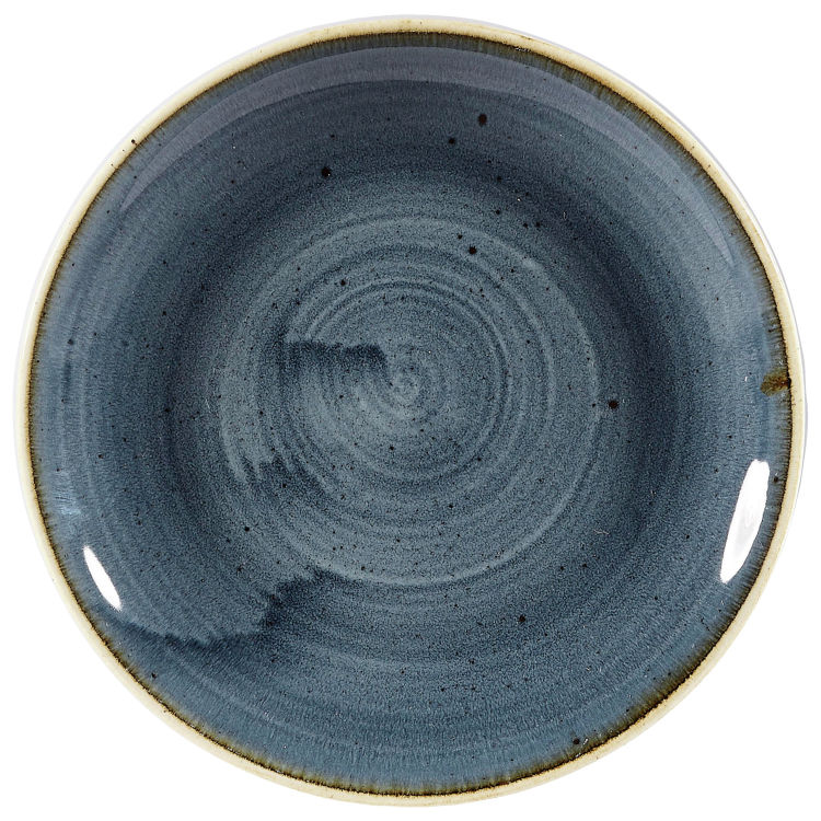 Coupeteller flach Stonecast Blueberry