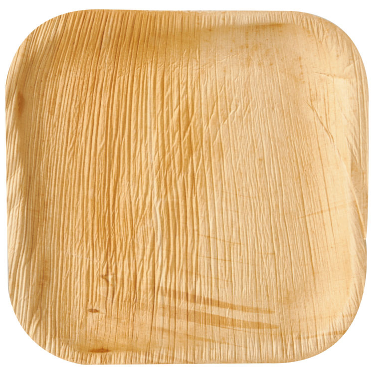 Palmblatt-Einwegteller Pure, 18x18 cm