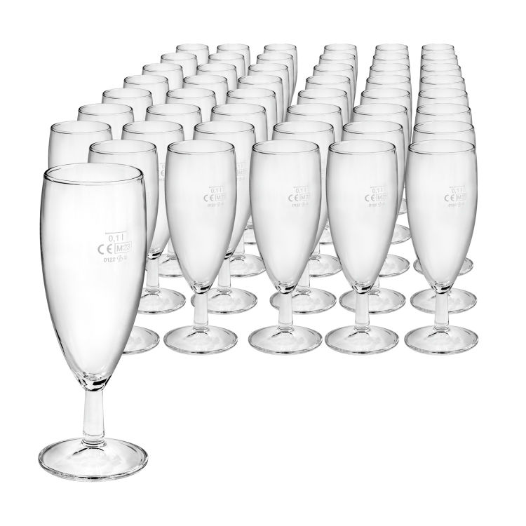 Champagneglas storpack med mätrand
