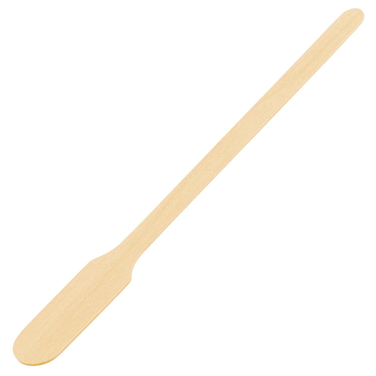 Rührstäbchen Paddelform Holz - FSC 100 %
