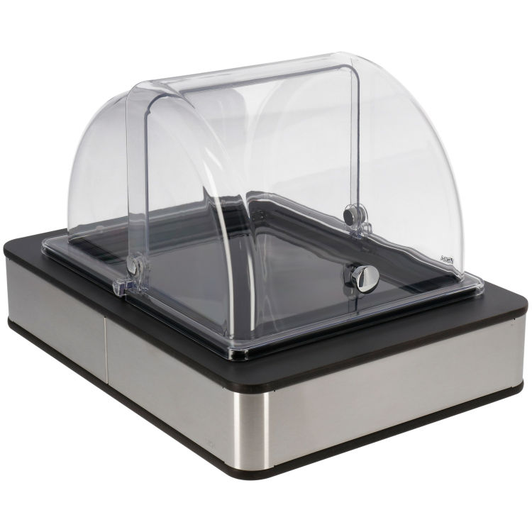Set fraîcheur Fundale anthracite mélamine noire GN 1/2