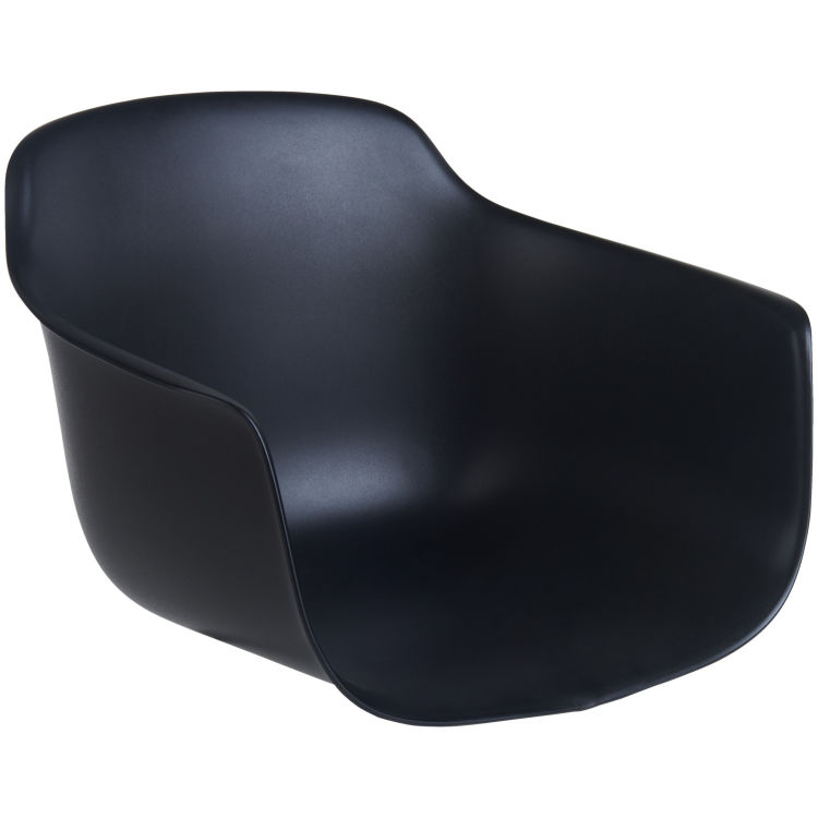 Zitschaal Emeo met armleuning, kunststof