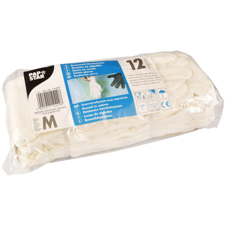 Handschuhe, 100% Baumwolle