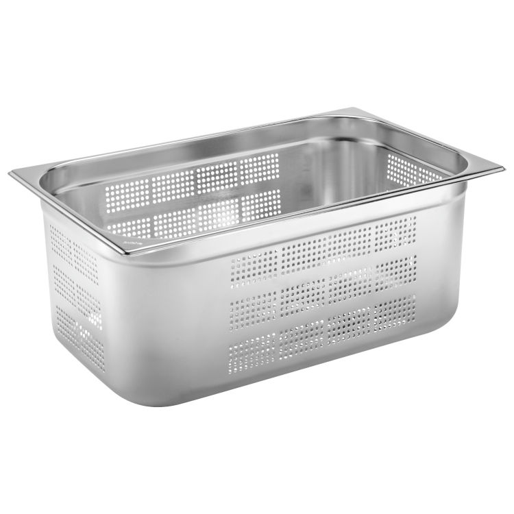 GN-Behälter 1/1 Basic Edelstahl, gelocht , rostfrei