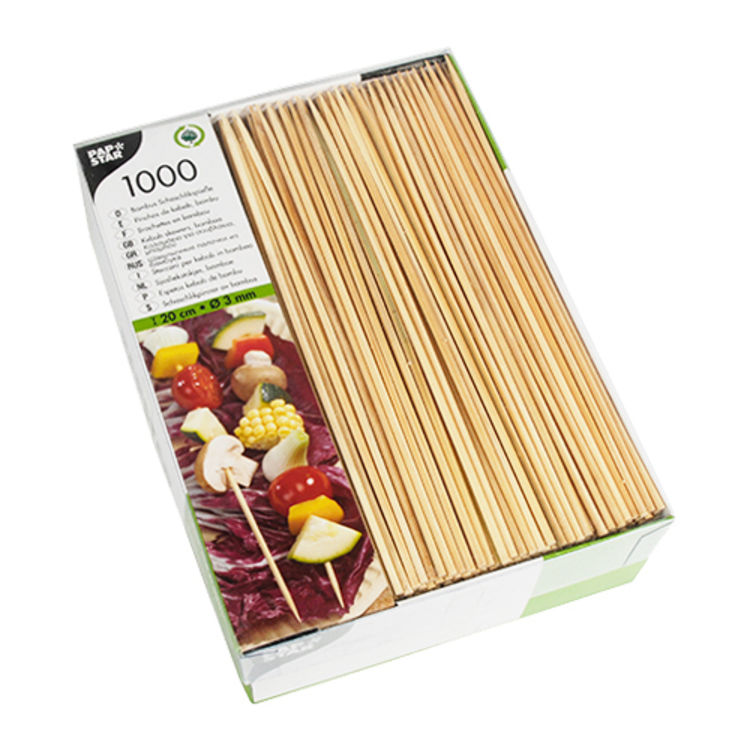 Schaschlikspieße Pure, Bambus, 20 cm
