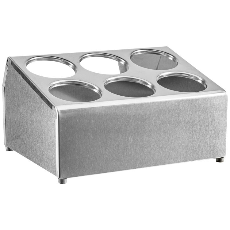 Porte-couverts Steel 6 compartiments