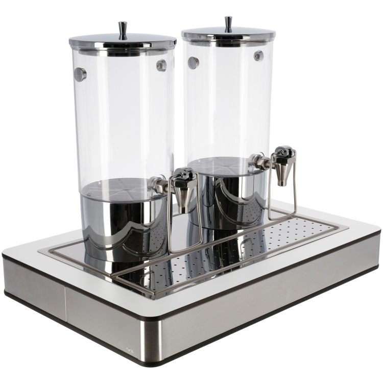 Saftspender Fundale weiss doppelt 1/1