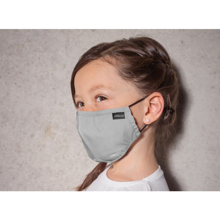 Child face mask Reusable (6-12 years) grey