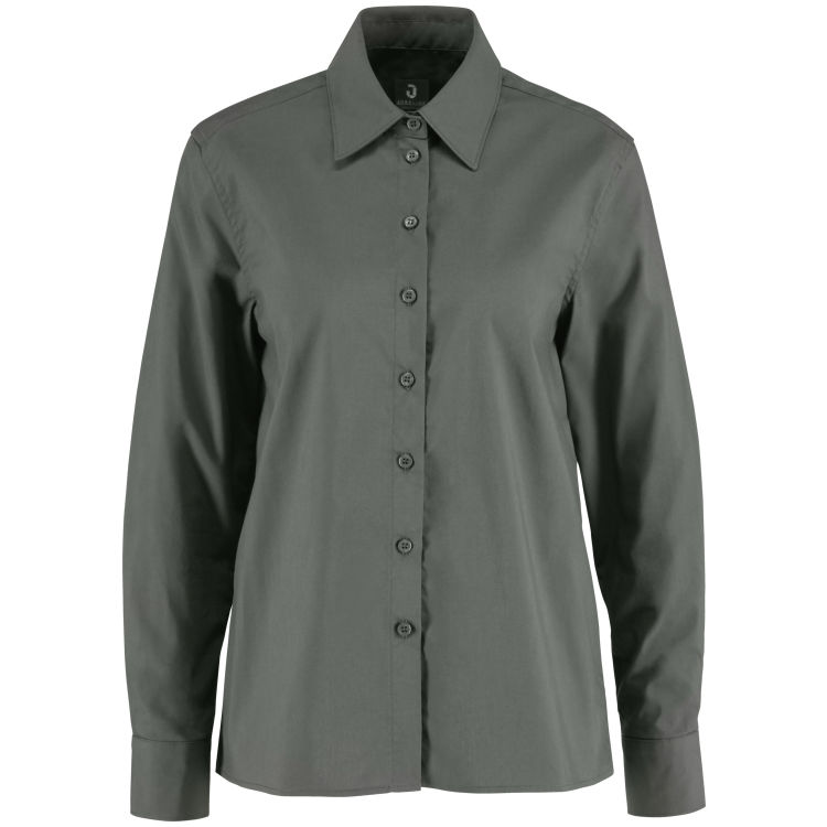 Chemisier femme manches longues Olivia coupe ample, polycoton élasthanne