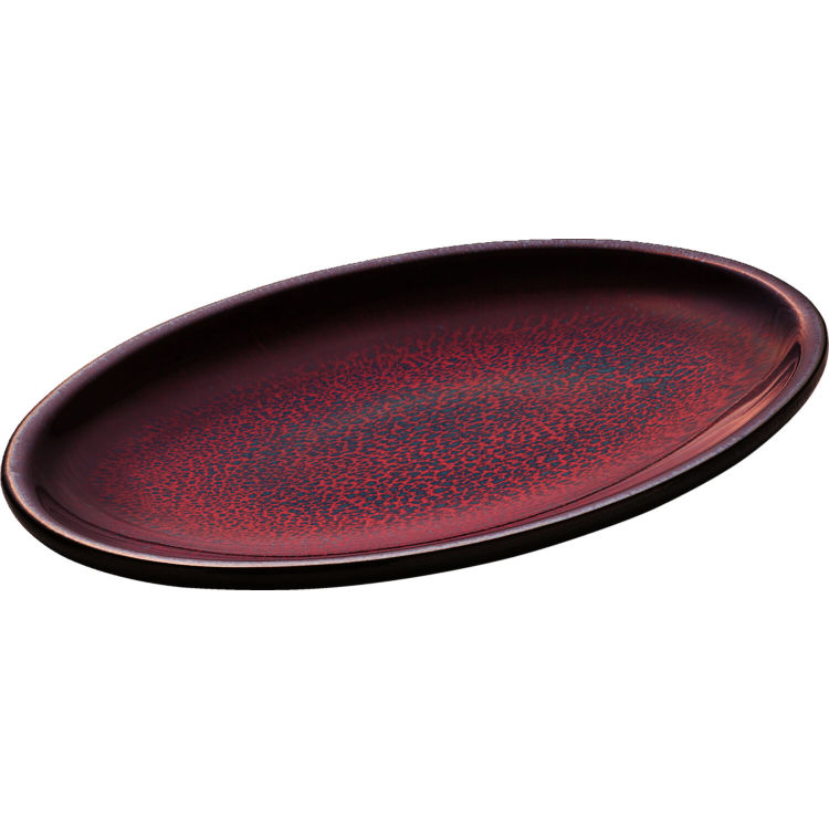Assiette/plat ovale forme coupe GLOW