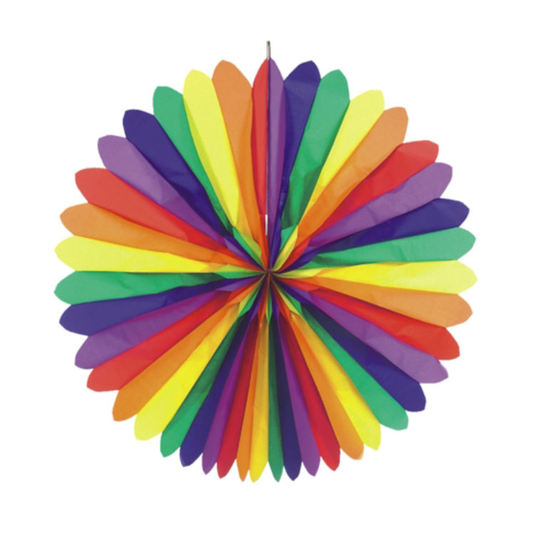 Dekofächer Rainbow, Ø 120 cm