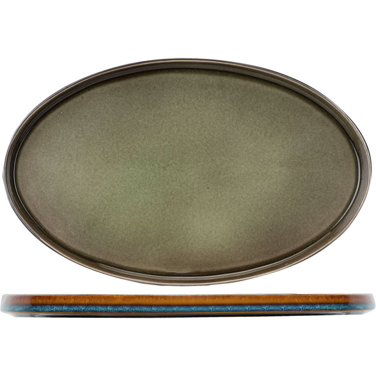 Teller flach Quintana oval