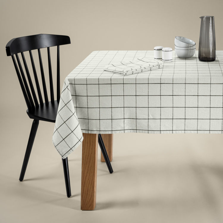 Nappe Skan carrée/rect. à grands carreaux, facile d'entretien