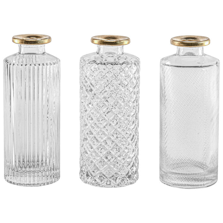 Glas Vasen Set Abebi 3-teilig
