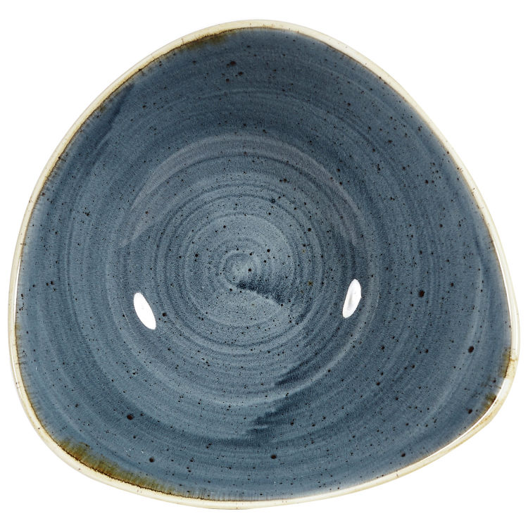 Bowl Schale  Stonecast Blueberry dreieckig