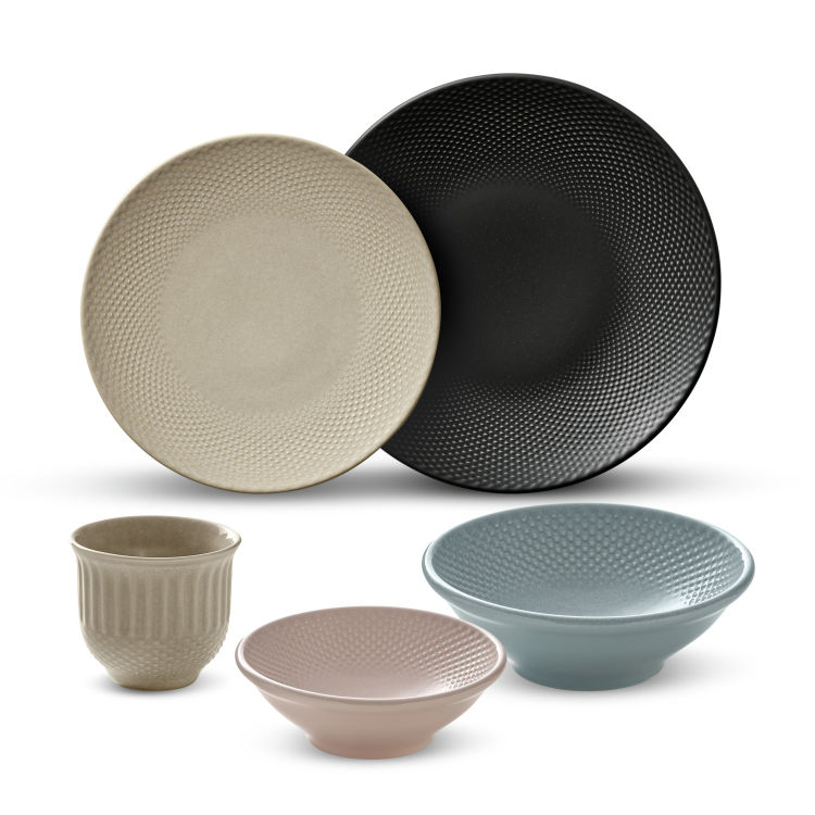 Geschirr-Serie Pine Relief