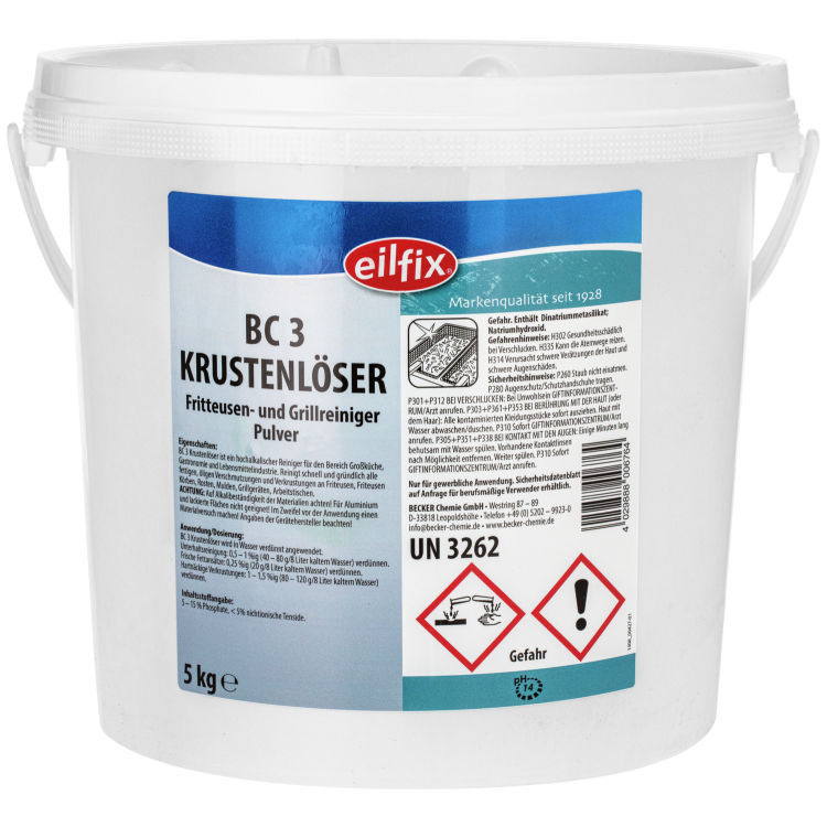 Grill cleaner encrusted dirt remover Eilfix BC 3