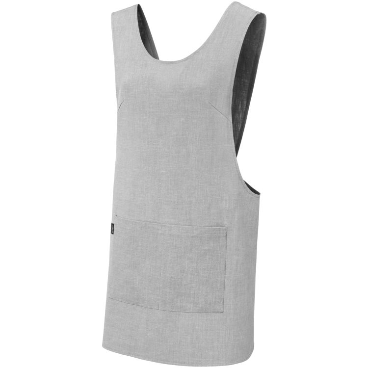 Überwurfschürze Ramie Leinen-Optik, mit breiten Trägern